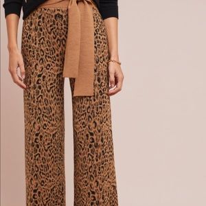 Sold 👛 Anthropologie Sweater Tie Leopard 🐆 Pants